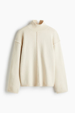 Jersey con cuello perkins y costuras decorativas - H&m фото 4