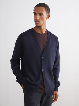 Standart Kal?p V Yaka Erkek Triko H?rka