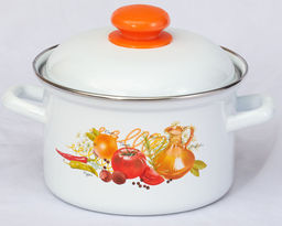 Кастрюля 6,0л с рисунком 16184 АП2 "Итальянская кухня"