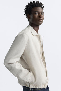 100% LINEN JACKET - Zara фото 5