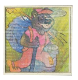 Значок Медведь и заяц