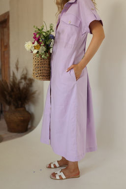 Платье AMORI 9581 лаванда  фото 4