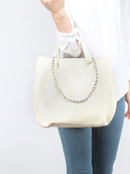 Сумка женская натуральная кожа GU 165-7706, 2в 1, 1отдел, молочный SALE 255953 - Adelia фото 5