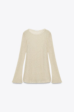 METALLIC THREAD TUNIC TOP