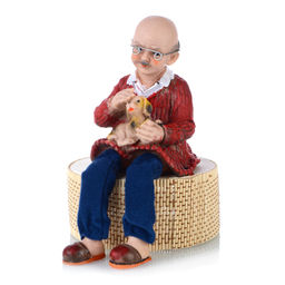 Фигурка Бабушка, Дедушка висячие ножки 25 см / LG210-AB /уп 96/микс - Галеонтрейд фото 4