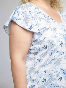 Ночная сорочка женская, цвет голубой