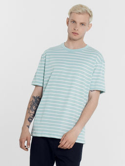 Футболка мужская Mark Formelle 111785 в полоску комбинированная  фото 2