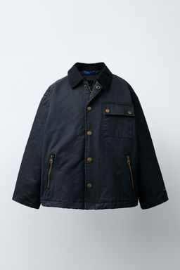 WAXED PARKA WITH POCKETS