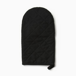 Варежка-прихватка Этель Kitchen цв.черный, 15х28см,саржа, 100% х/л  фото 3