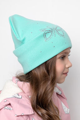 Crockid _ КВ 20262/светлая бирюза шапка для дев