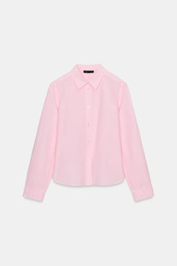 PLAIN POPLIN SHIRT - Zara фото 5