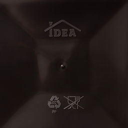 Кашпо для цветов со вставкой IDEA «Ротанг», 4.2 л, вставка 1.5 л, пластик, коричневое