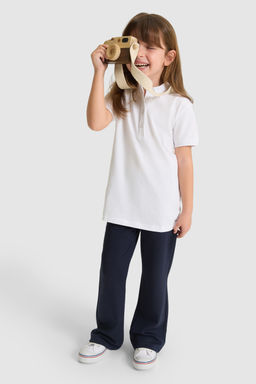 K_z _ocuk Polo Yaka Beyaz Basic Ti__rt - U.s. polo assn фото 4