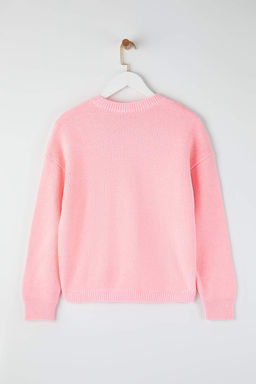 Pembe Genis Kal?p Ozel Iplik Triko Kazak TWOAW26KZ00090 - Trendyolmilla фото 6