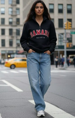 Свитшот толстовка SAMARA футер 3хнитка петля, пенье - Knitka wear фото 8