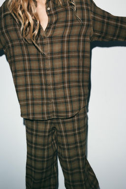 OVERSIZE CHECK SHIRT - Zara фото 3
