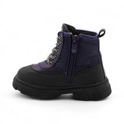 Ботинки демисезонные 5921-2В черно синие - Sport фото 3