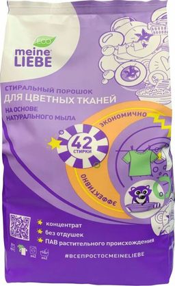 Стиральный порошок для цветных тканей 1.5 кг - Meine liebe фото 2