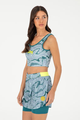 U. S. Polo Assn / Женское темно-зеленое бюстье