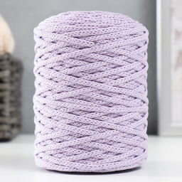 Шнур для вязания без сердечника 70% хлопок, 30% полиэстер ширина 3 мм 100 м/160±10 г (135)