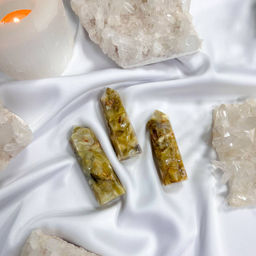 Кристалл из Мусковита (Лепидолит желтый) - Радуга самоцветов фото 5