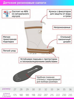 Сапоги резиновые 16м15424 неви