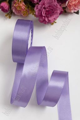 Лента атласная 2,5 см*25 ярд (SF-1357) фиолетовый №021