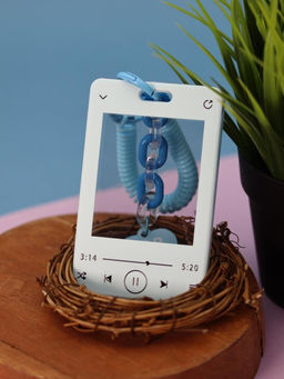 Футляр для карт с брелоком ПО ПЛАНУ. "Forever song", white