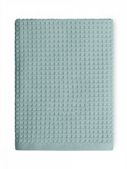 Полотенце для тела 70x140 голубой вафельное полотно