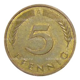 5 пфеннигов 1991 года G Германия