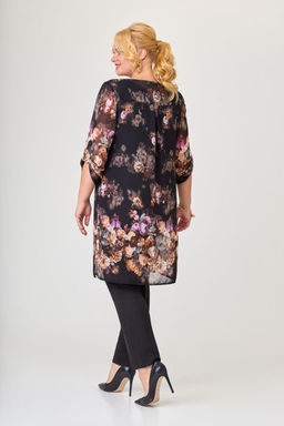 Костюм Svetlana Style 970 черный+цветы
