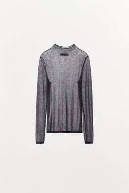FINE KNIT TOP WITH HEARTS - Zara фото 13