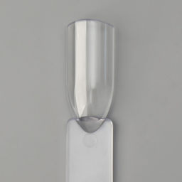 Палитра для лаков на кольце, 50 ногтей, форма мягкий квадрат, прозрачная