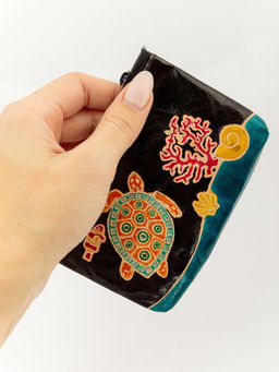 Кошелек под мелочь Набор из 3х шт. Морское дноручной принт №0606/22 - Ганг фото 9