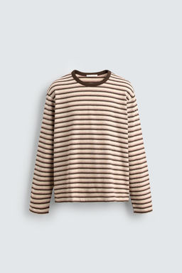STRIPED JACQUARD T-SHIRT