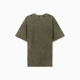 Футболка мужская MIST из вареного хлопка, зеленый, р-р XL