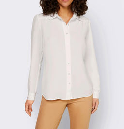 Блузка, экрю - Linea tesini фото 4