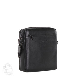 Сумка мужская кожаная 66309H black Heanbag в Новосибирске
