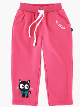 Брюки для девочки UD 4324 малина