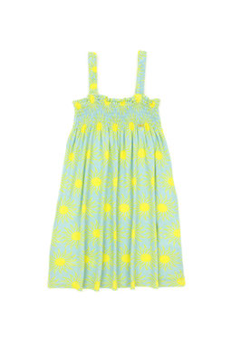 Мятное трикотажное платье без рукавов для девочки Неожиданная скидка в корзине
