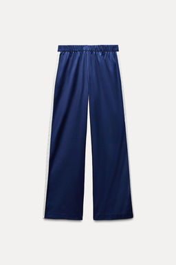 SATIN TROUSERS WITH SIDE STRIPES - Zara фото 8