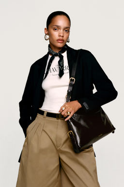 BOLSO PIEL WILLY CHAVARRIA X ZARA / Chocolate