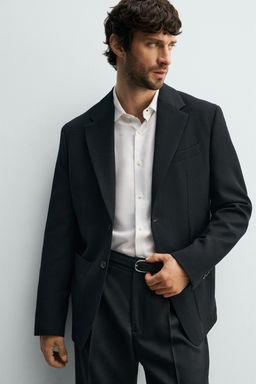 CAMISA REGULAR FIT LINO - LYOCELL / Blanco - Zara фото 6