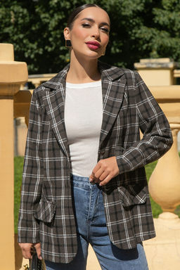 Пальто-пиджак Чендлер (бежевый) Б14157-7М - Lt collection фото 13