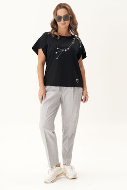 Футболка Fantazia Mod 4810 черная  фото 5