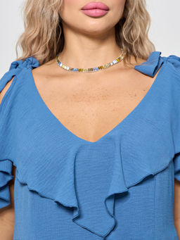 Сарафан 0382-1с джинс - Dora фото 3