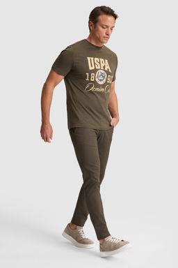 Erkek Koyu Haki Kanvas / Chino Pantolon - U.s. polo assn фото 3