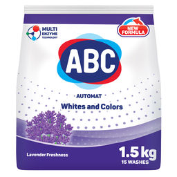 Стиральный порошок "ABC Лаванда" 1500гр (Турция)