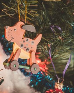 Елочные игрушки - Дворняжка пряничная 360-5