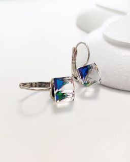 Серьги с кристаллами Swarovski